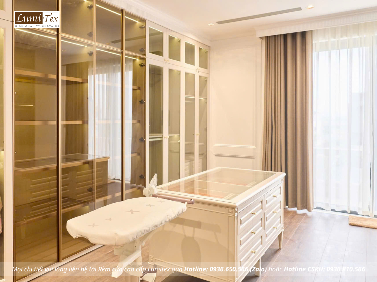 Thi công rèm cao cấp biệt thự Tân cổ điển tại Khu đô thị Ecopark