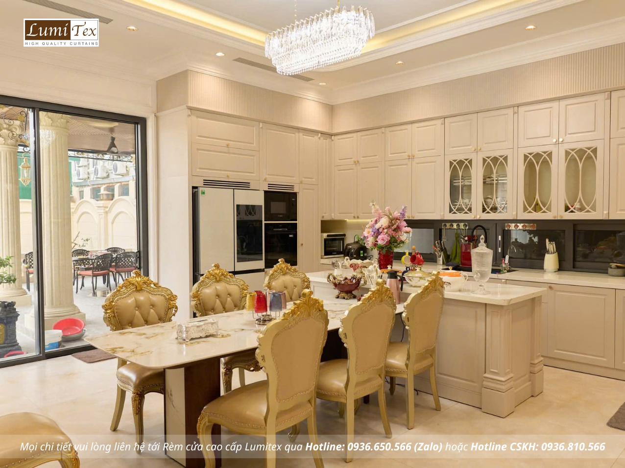 Thi công rèm cao cấp biệt thự Tân cổ điển tại Khu đô thị Ecopark