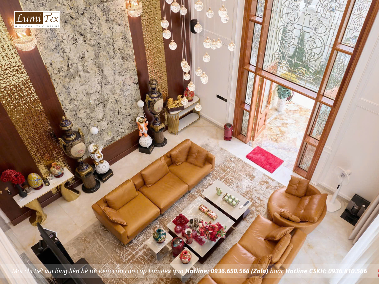 Thi công rèm cao cấp biệt thự Tân cổ điển tại Khu đô thị Ecopark