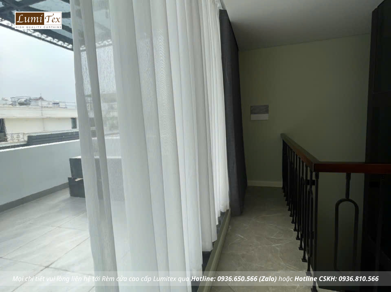 Thi công rèm cao cấp công trình nhà phố tại Hoàng Huy Riverside Hải Phòng