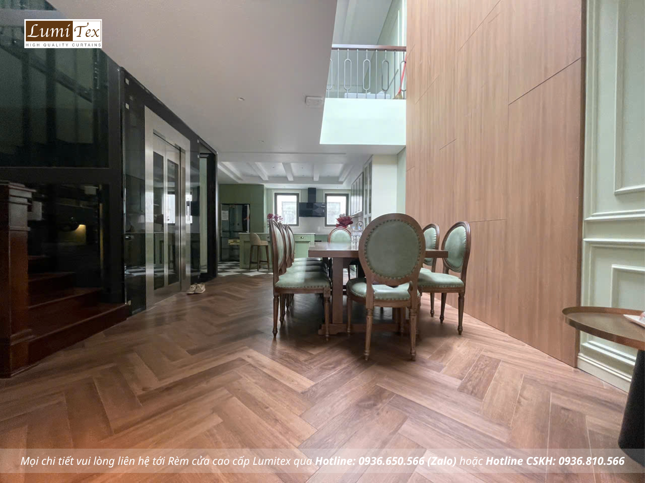 Thi công rèm cao cấp công trình nhà phố tại Hoàng Huy Riverside Hải Phòng