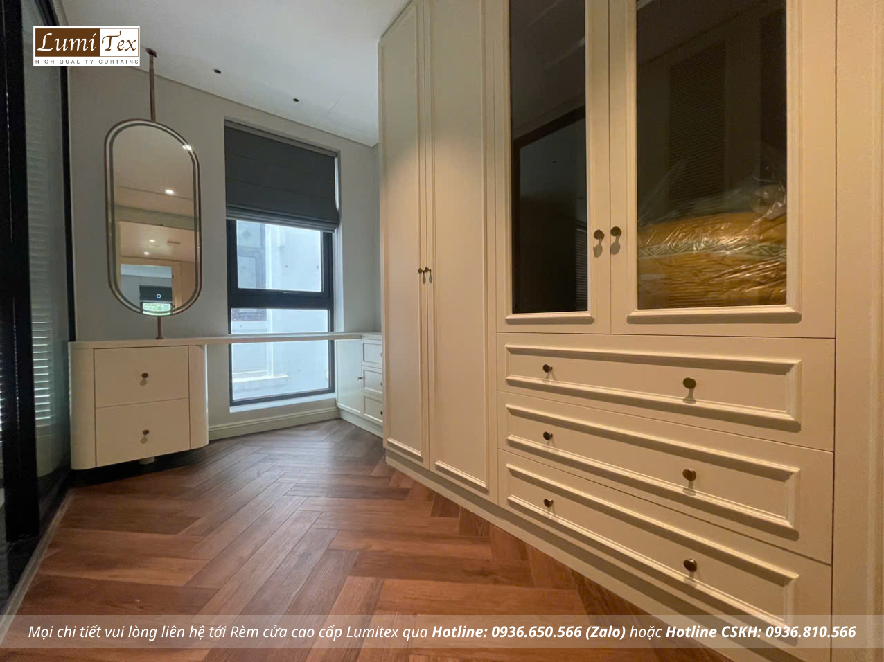 Thi công rèm cao cấp công trình nhà phố tại Hoàng Huy Riverside Hải Phòng