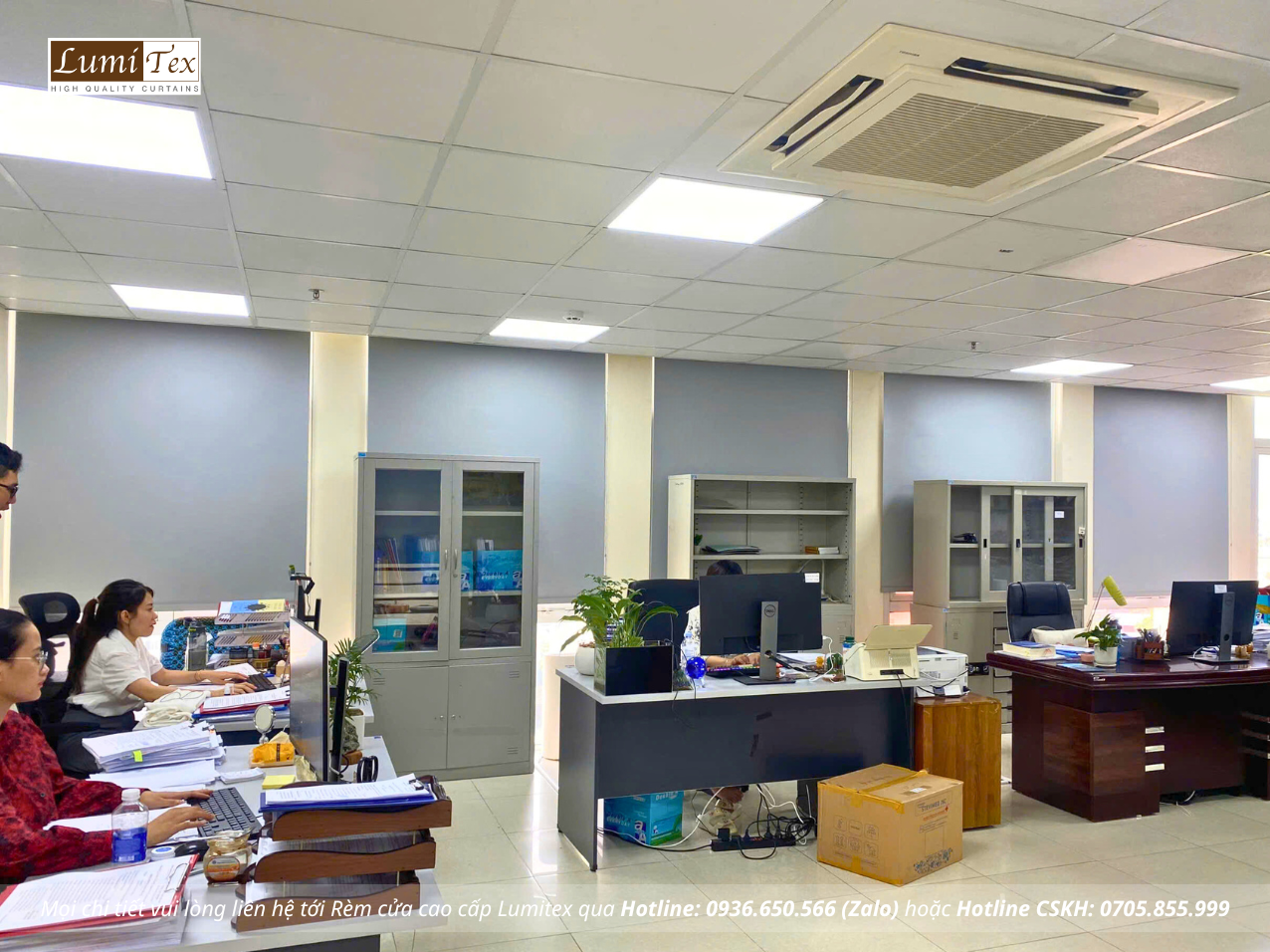Thi công rèm cuốn Hàn Quốc tại Sở Tài Chính Hồng Bàng – TP. Hải Phòng