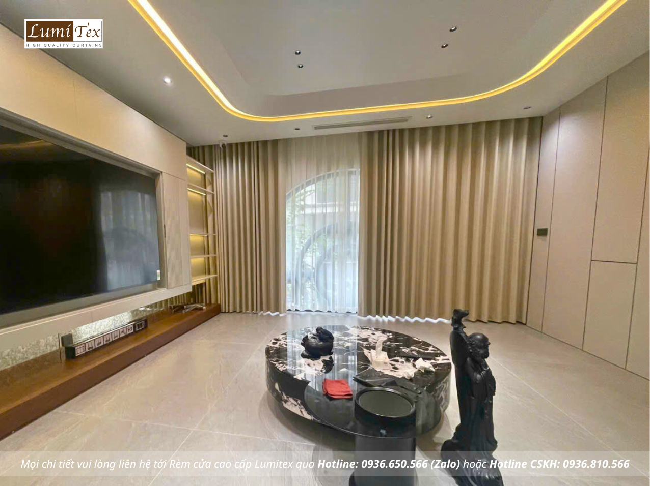 Thi công rèm nhà phố Hải Phòng