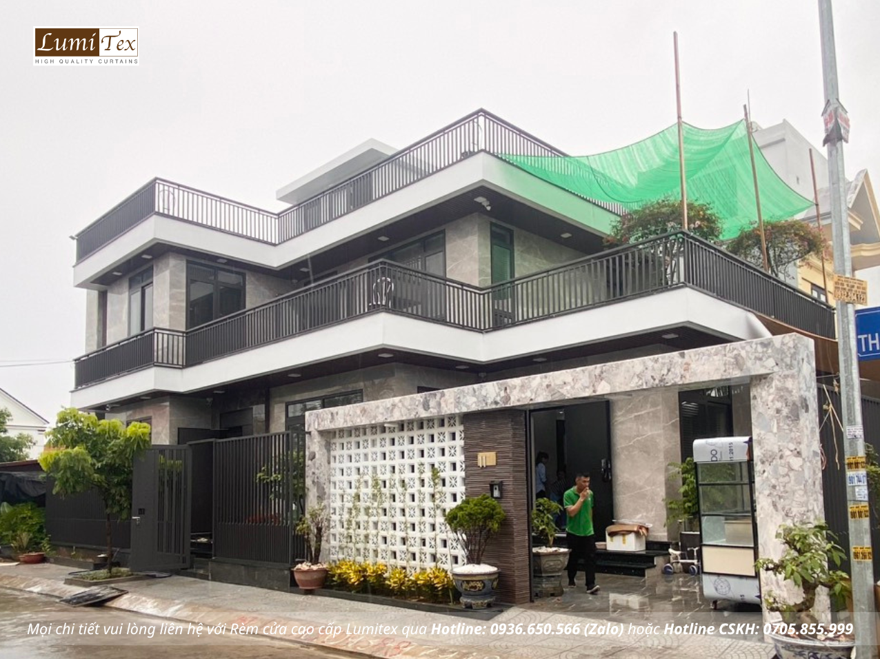 Về Công Trình Thi Công Rèm Cửa Nhà Phố Dương Kinh Hải Phòng