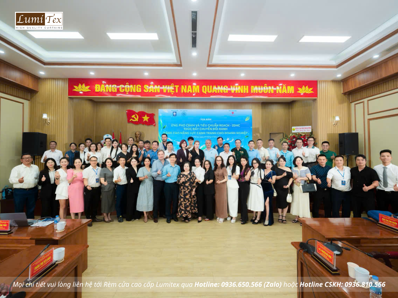Tọa đàm “Ứng phó với CBAM và tiêu chuẩn REACH- ZDHC; thúc đẩy chuyển đổi xanh, nâng cao năng lực cạnh tranh cho doanh nghiệp”