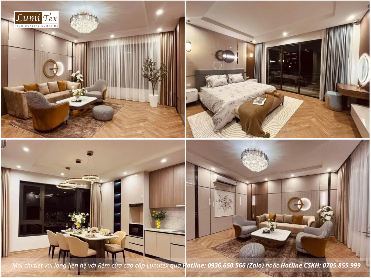 Tầm Quan Trọng của Rèm Cửa trong Thiết Kế Nội Thất Chung Cư