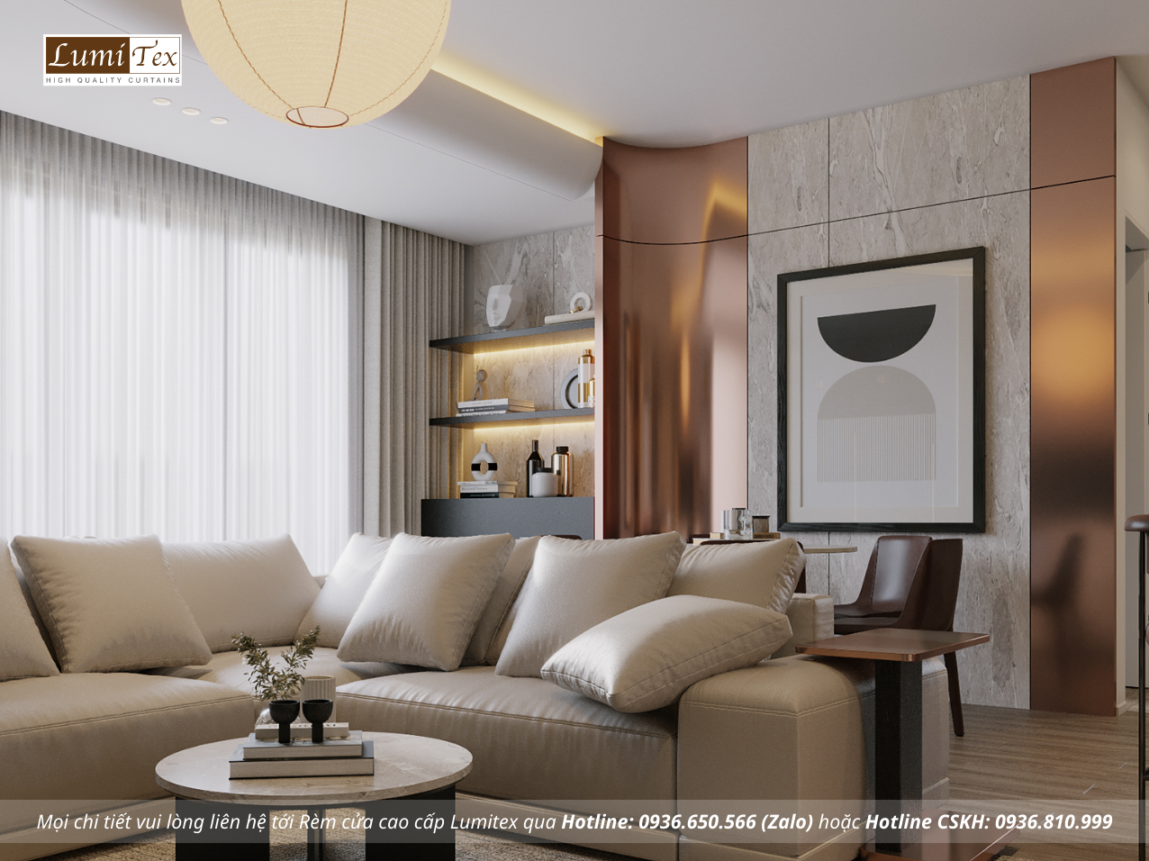 Tư vấn lắp đặt rèm chung cư đồng bộ phong cách hiện đại 2026