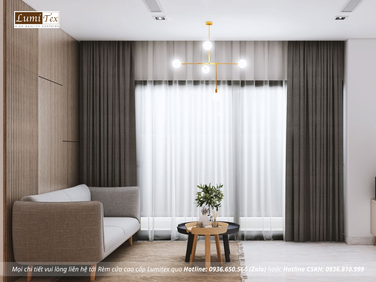Tư vấn lắp đặt rèm chung cư đồng bộ phong cách hiện đại 2026