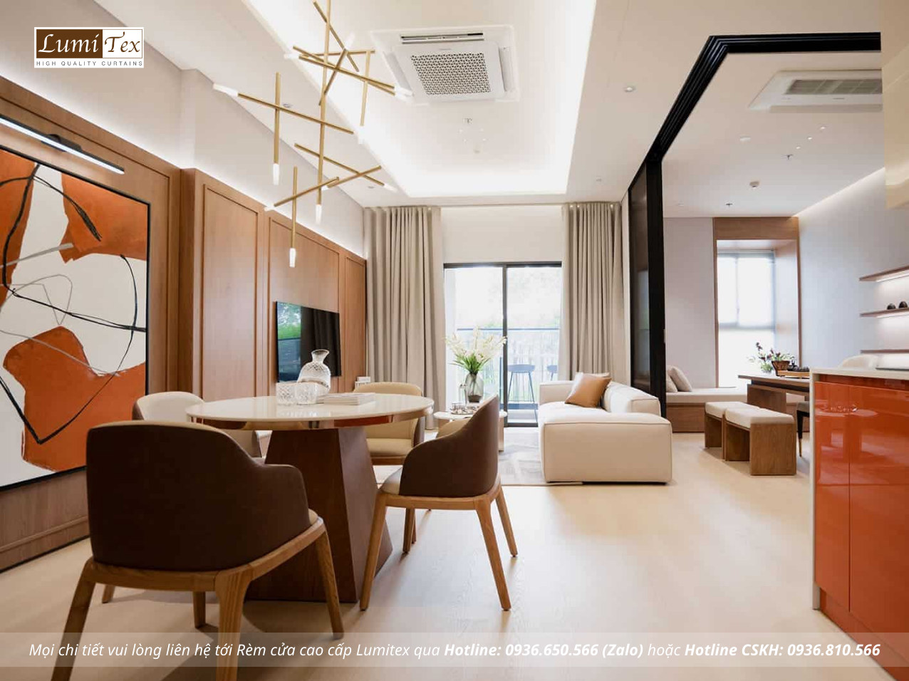 Tư vấn rèm chống nắng cho chung cư Gem Park hướng Tây giảm nhiệt hiệu quả
