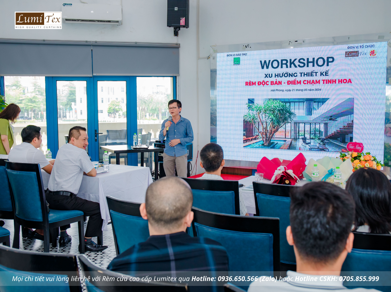 Workshop Rèm Lumitex - Xu Hướng Thiết Kế Độc Bản - Điểm Chạm Của Tinh Hoa
