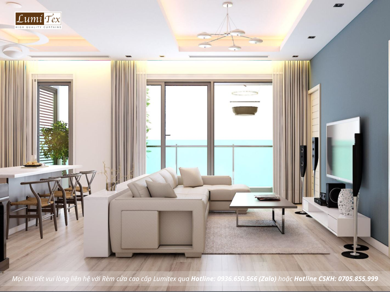 Tầm Quan Trọng của Rèm Cửa trong Thiết Kế Nội Thất Chung Cư