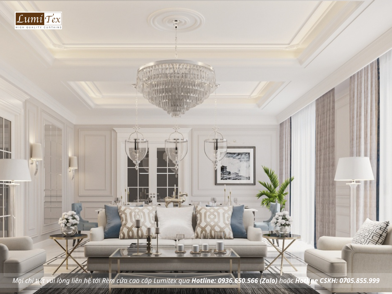 Ý Tưởng Thiết Kế Nội Thất Phòng Khách Biệt Thự Sang Trọng Và Đẳng Cấp