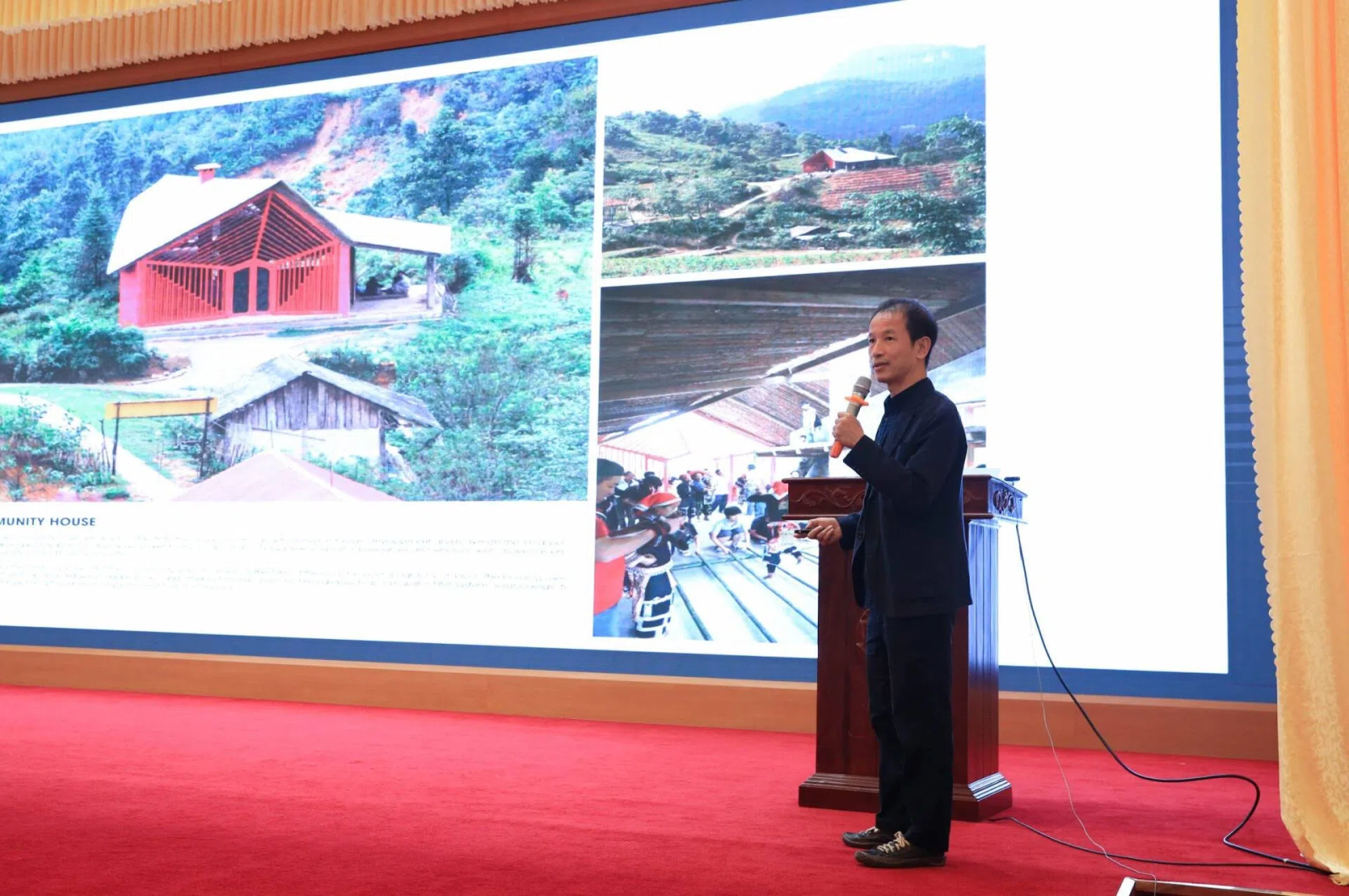 KTS Hoàng Thúc Hào, Phó Chủ tịch Hội KTS Việt Nam chia sẻ tại hội thảo