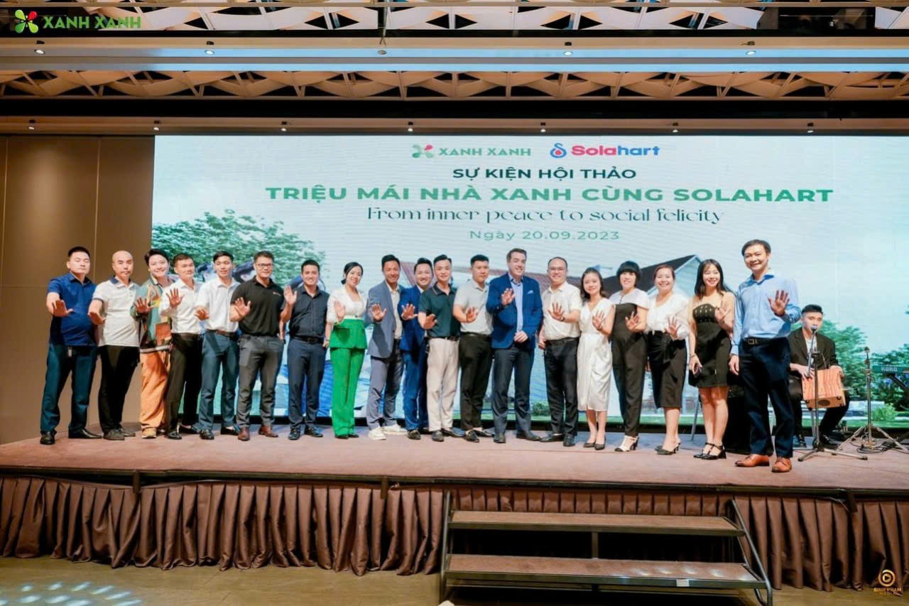 Triệu mái nhà Xanh cùng Solahart