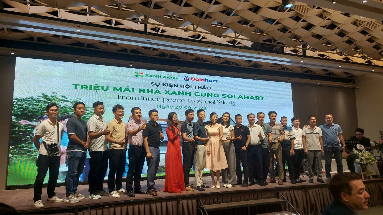 Triệu mái nhà Xanh cùng Solahart