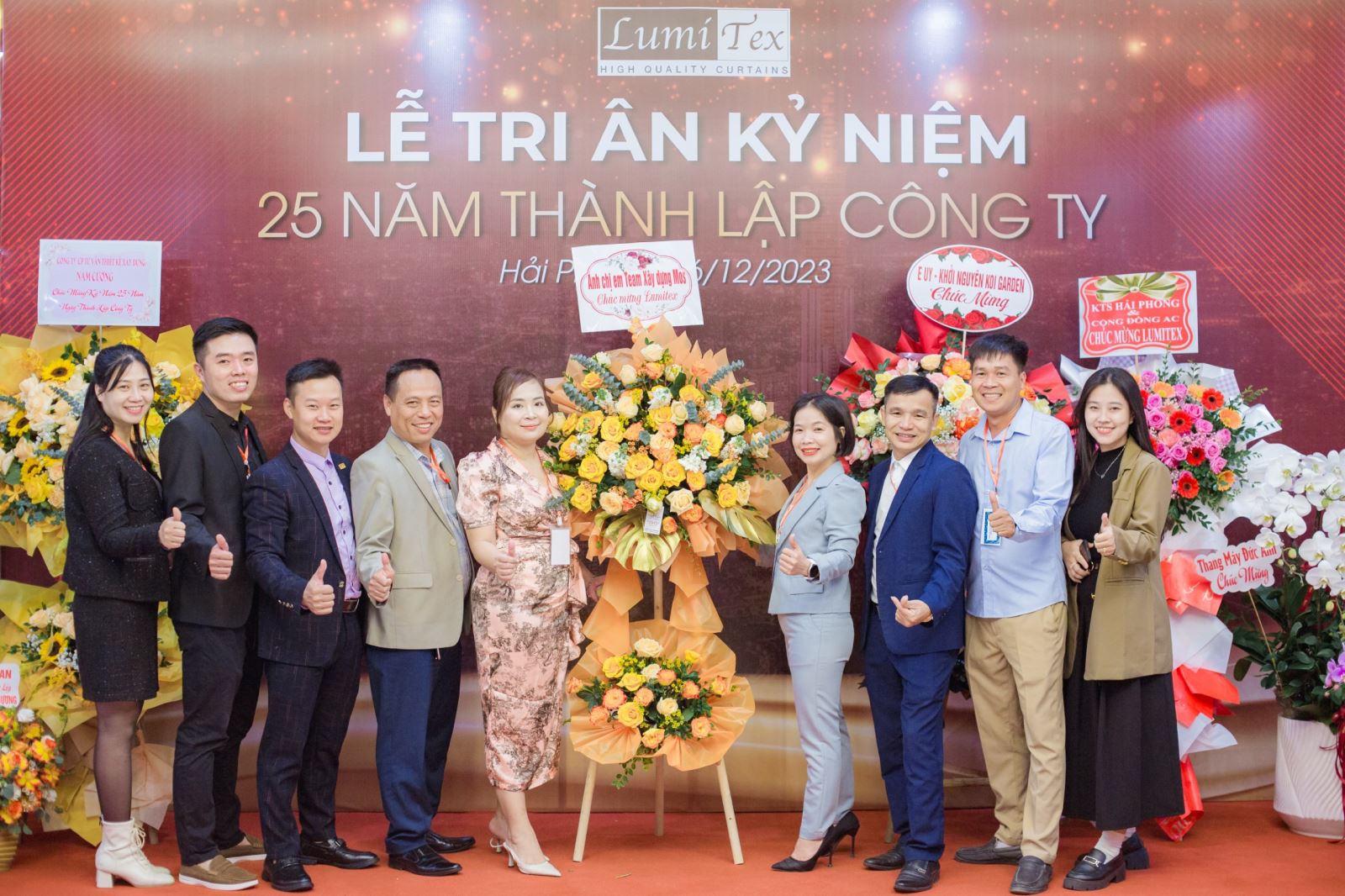 rèm cửa lumitex tri ân sự kiện 25 năm thành lập công ty