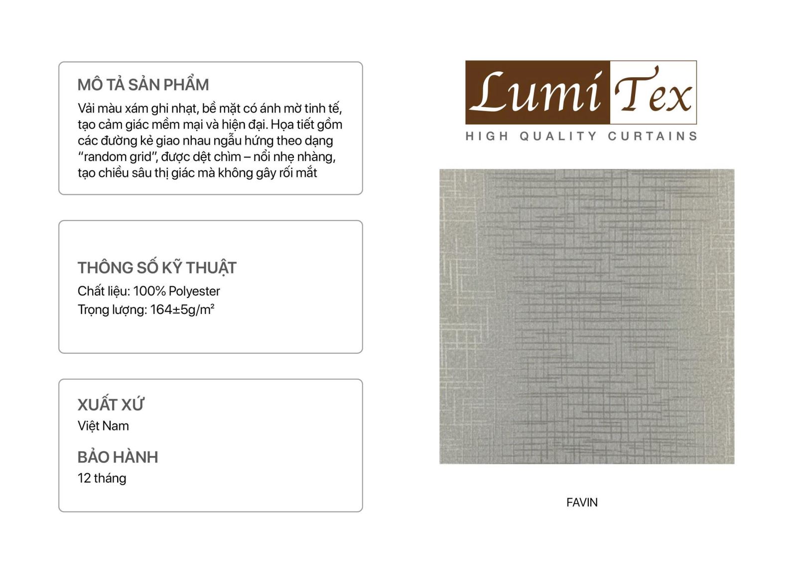 rèm vải lumitex 003