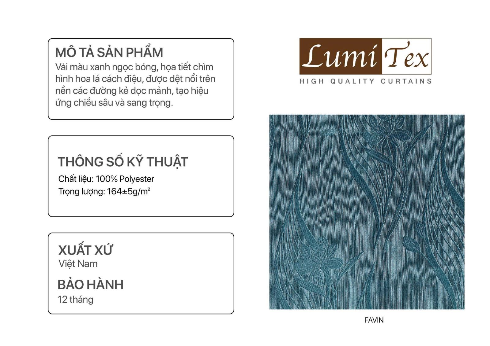 rèm vải Lumitex