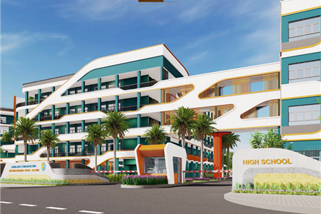 Hoàn thiện lắp đặt hệ thống rèm cuốn văn phòng tại trường Quốc tế Liên cấp Him Lam, Bắc Ninh