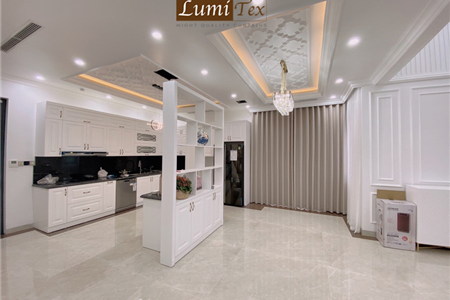 Dự án Lắp đặt rèm vải Hàn Quốc kết hợp Rèm tổ ong Hàn Quốc tại Biệt thự Ngọc Trai 5-02, Vinhomes Marina