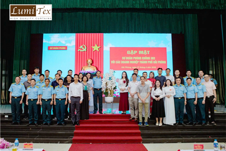 Rèm Lumitex tham gia chương trình giao lưu tại Sư đoàn Phòng không 363 – Lan tỏa tinh thần gắn kết quân dân