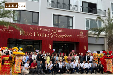 Lumitex tham dự Khai trương nhà mẫu dự án Vinhomes Royal Island