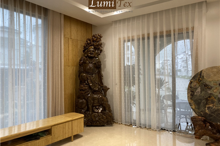 Lumitex thi công lắp đặt rèm cửa tại căn Ngọc Trai 1.90 - Khu đô thị cao cấp Vinhomes Marina, Hải Phòng