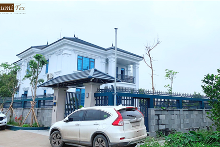 Lắp đặt rèm cửa Hàn, Nhật tại biệt thự gia đình Phạm Văn Đồng - CĐT.Anh Đức