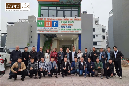 Rèm Lumitex Tham Dự Buổi Họp Triển Khai Dự Án Cùng Team Xây Dựng Họ Phạm