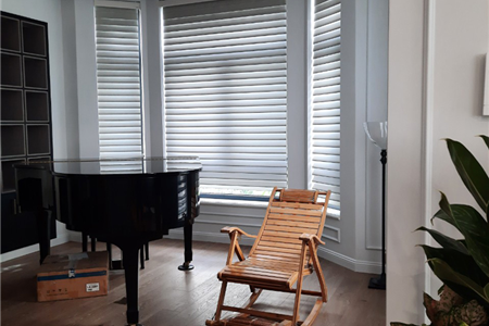 Lumitex thi công Rèm vải kết hợp rèm cuốn Modero cho Biệt thự Mahattan 18.18 Vinhome Imperia, Thượng Lý, Hải Phòng