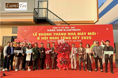 Rèm Lumitex tham dự Lễ khánh thành Nhà máy Sơn Kantech tại Hải Phòng