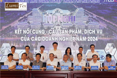 Rèm Lumitex tham dự kết nối cung cầu Khối doanh nghiệp ngày 10/7