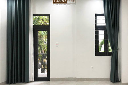 Hình ảnh thực tế Lumitex lắp đặt rèm cao cấp tại Hoàng Huy Riverside LK 10-07 - Hải Phòng