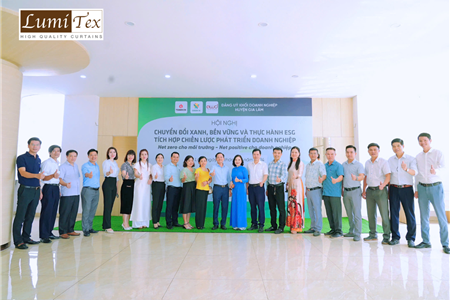 Rèm Lumitex tham dự hội thảo khoa học Chuyển đổi xanh bền vững và thực hành ESG