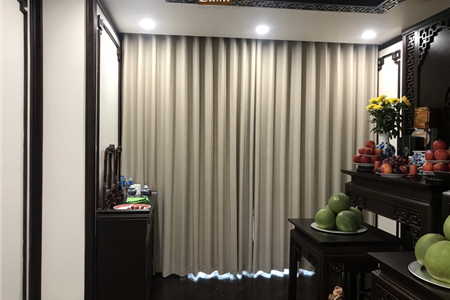 Thi công mành rèm cao cấp tại biệt thự chị Yên - Khu đô thị Quang Minh, Thủy Nguyên, Hải Phòng