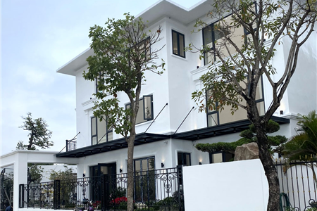 Thi công lắp đặt rèm Celesta Hàn Quốc tại biệt thự làng Việt Kiều châu Âu
