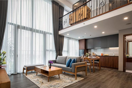 Lumitex chuyên thi công, lắp đặt rèm thông tầng cao cấp cho biệt thự tại Hà Nội