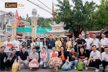 Rèm Lumitex tham dự chương trình Du xuân 2026 – Kết nối doanh nhân họ Phạm Hải Phòng