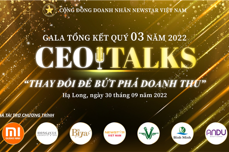 Gala tổng kết Quý CEOTALKS “THAY ĐỔI ĐỂ BỨT PHÁ DOANH THU” 