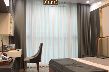 Hoàn thiện công trình lắp đặt rèm cửa Depo Nhật cao cấp kết hợp với mành Combi tại Hải Phòng