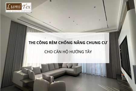 Thi công rèm chống nắng chung cư Hải Phòng cho căn hộ hướng Tây