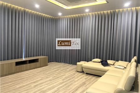 Lắp đặt rèm vải cao cấp tại biệt thự gia đình Văn Cao - Hải Phòng