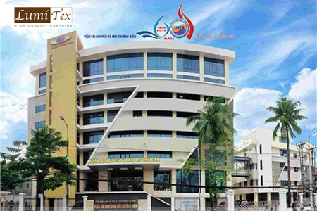 Dự án lắp đặt rèm cửa tại Viện tài nguyên và Môi trường biển