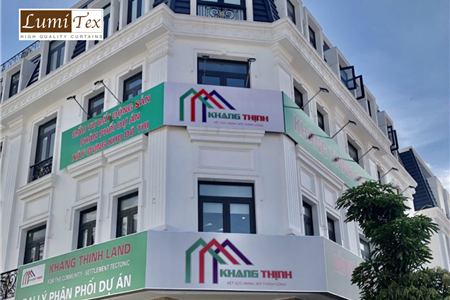 Dự án rèm cuốn văn phòng cho Bất động sản Khang Thịnh - Hoàng Huy Mall