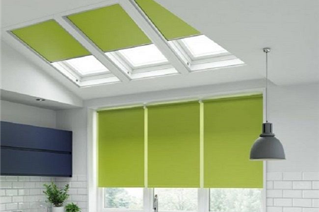 Rèm trần tự động Lumitex - Giải pháp che nắng hiệu quả cho giếng trời