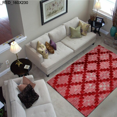 Thảm sợi ngắn Thổ Nhĩ Kỳ LE23F444A_RED_160X230