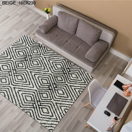 Thảm sợi ngắn Thổ Nhĩ Kỳ LE23F4905_BEIGE_160X230