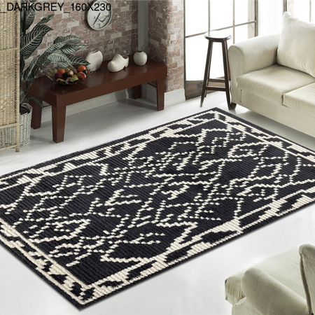 Thảm lông xù LE23F349A_DARKGREY_160X230
