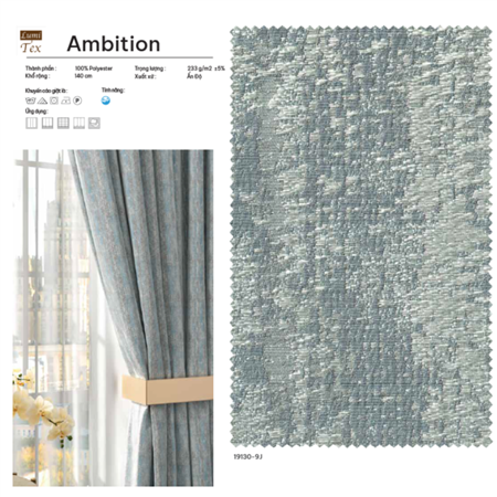 Rèm vải Ấn Độ mã AMBITION